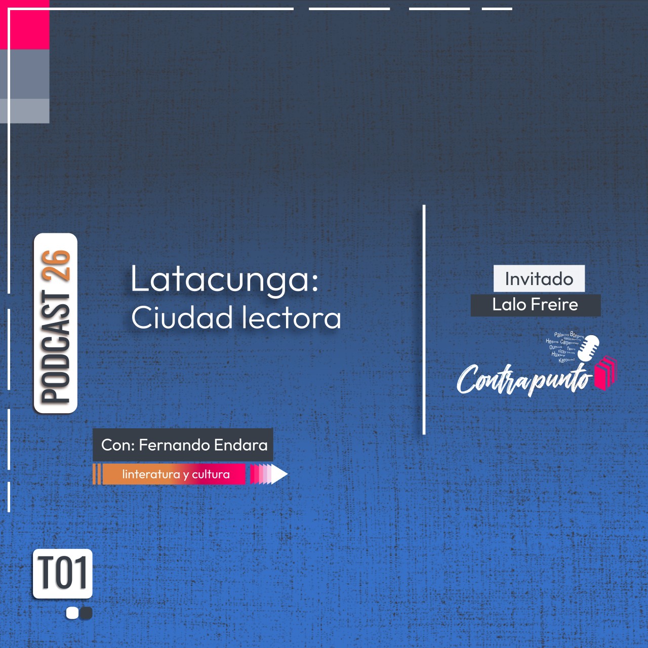 Lalo Freire: Latacunga ciudad lectora | Contrapunto | Podcast 26