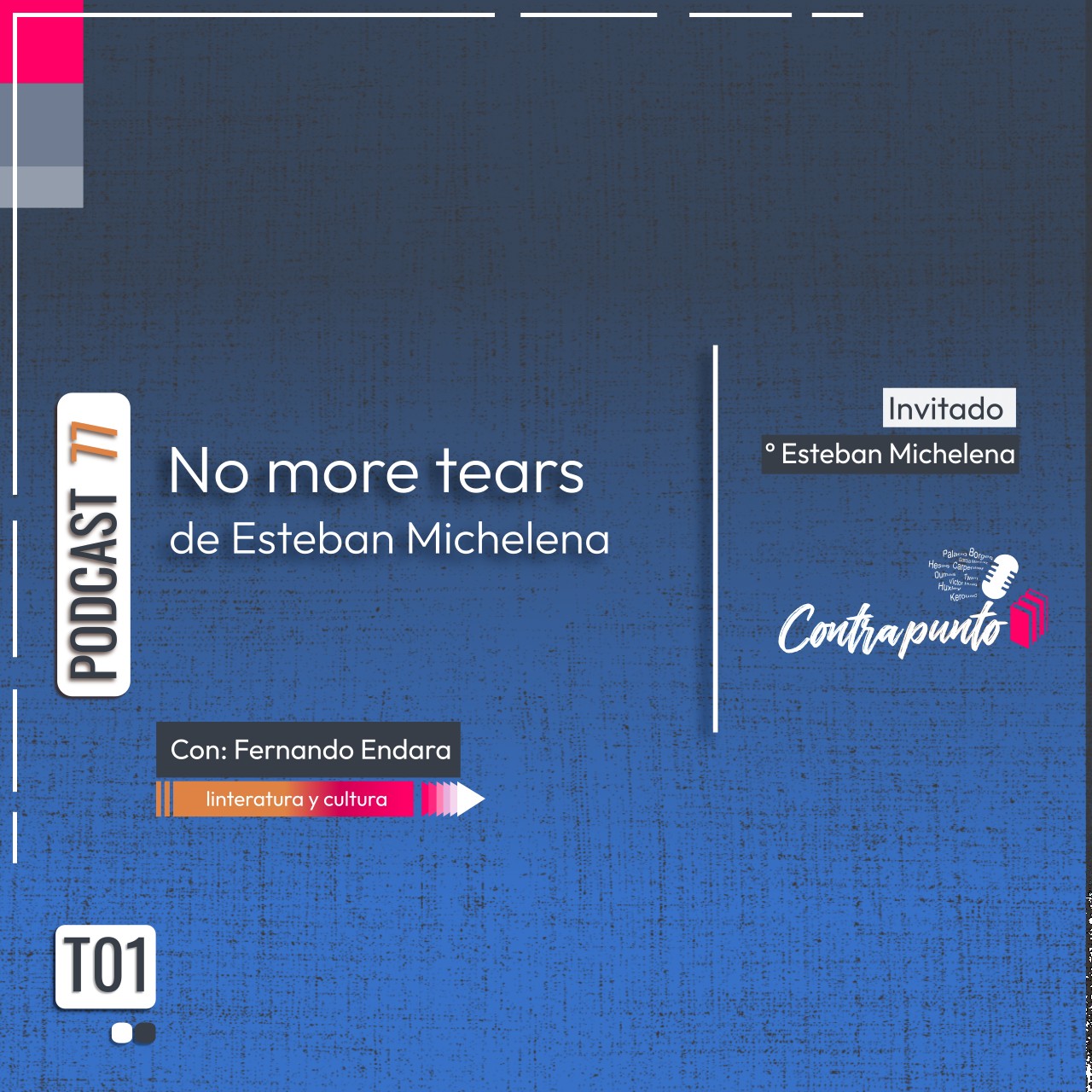 Análisis de la novela: No More Tears, de Esteban Michelena | Contrapunto | Podcast 77