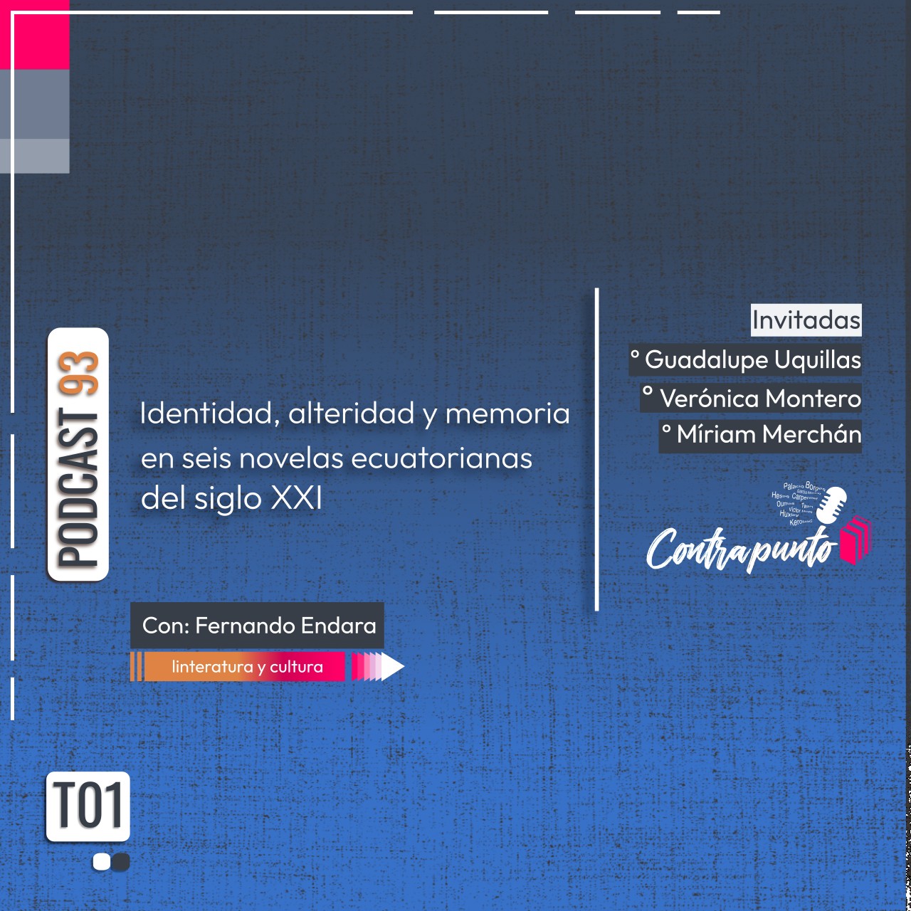 Identidad, alteridad y memoria en seis novelas ecuatorianas del siglo XIX | Contrapunto | Podcast 93